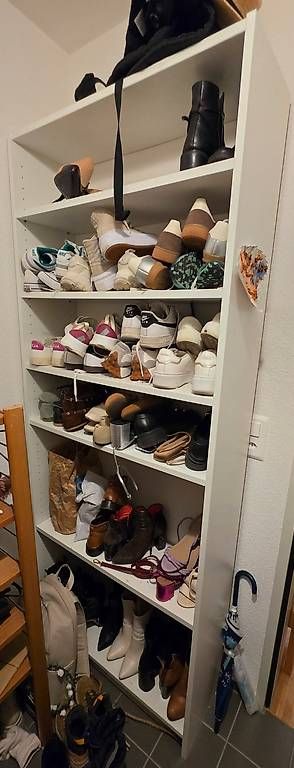 Regale: 2 Schuhregale Weiss – Gebraucht aus St. Gallen von Karina079