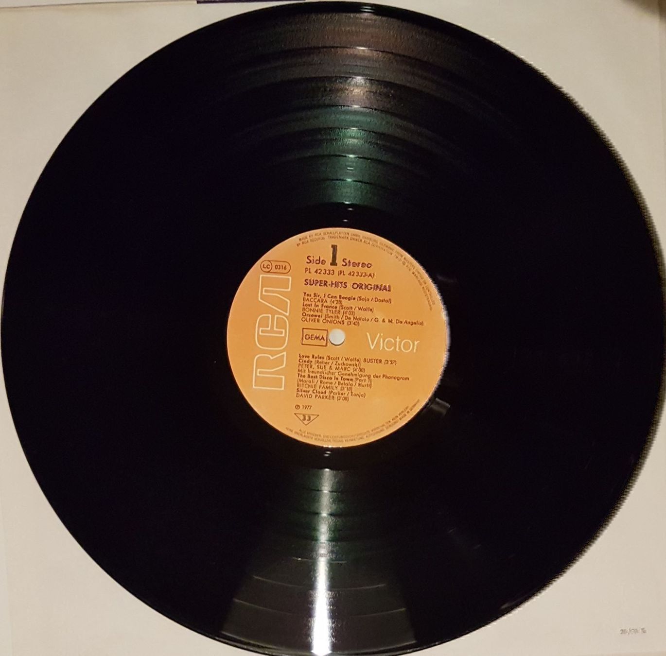 Dischi in vinile: Super Hits Original – Usato da Zürich venduto da Avd 4