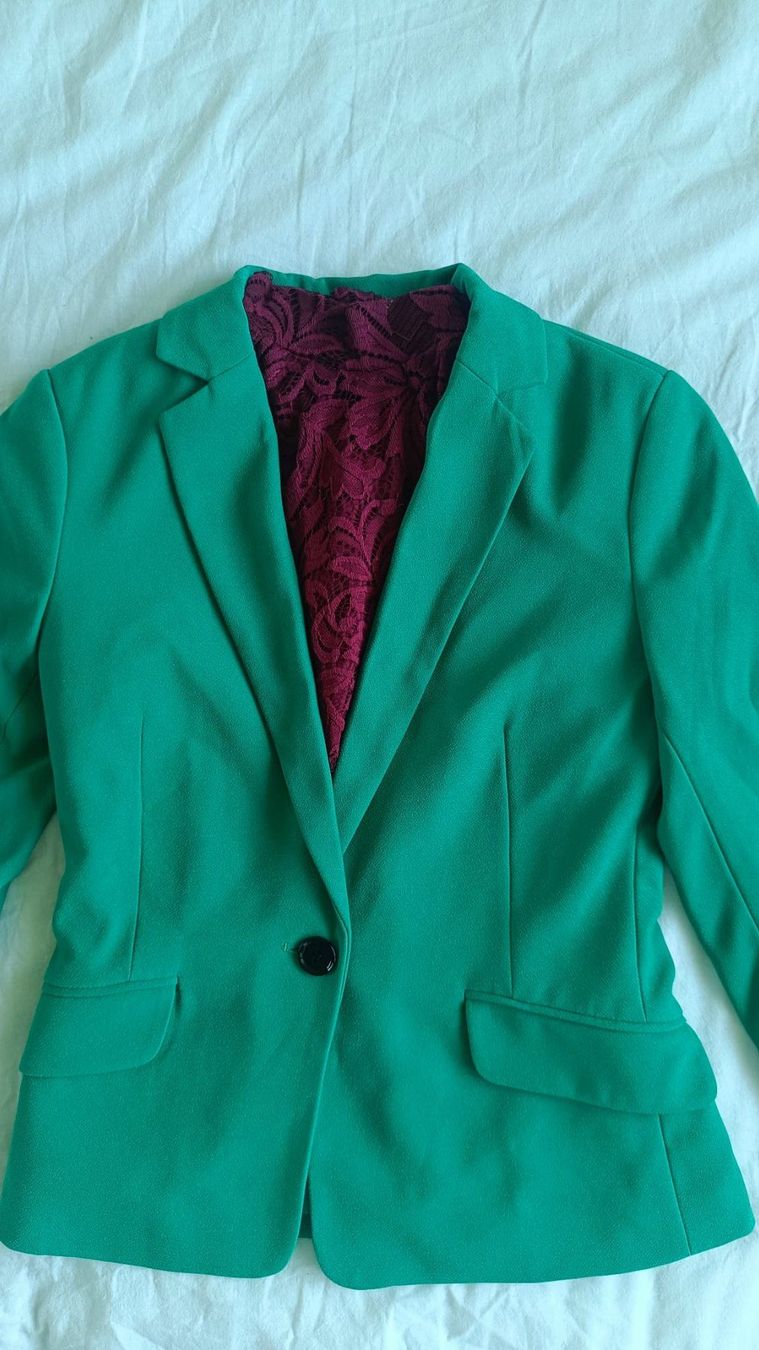 Bershka Giacche: Fited Green Blazer – Usato da Rotkreuz venduto da Prelovedswitzerland 4