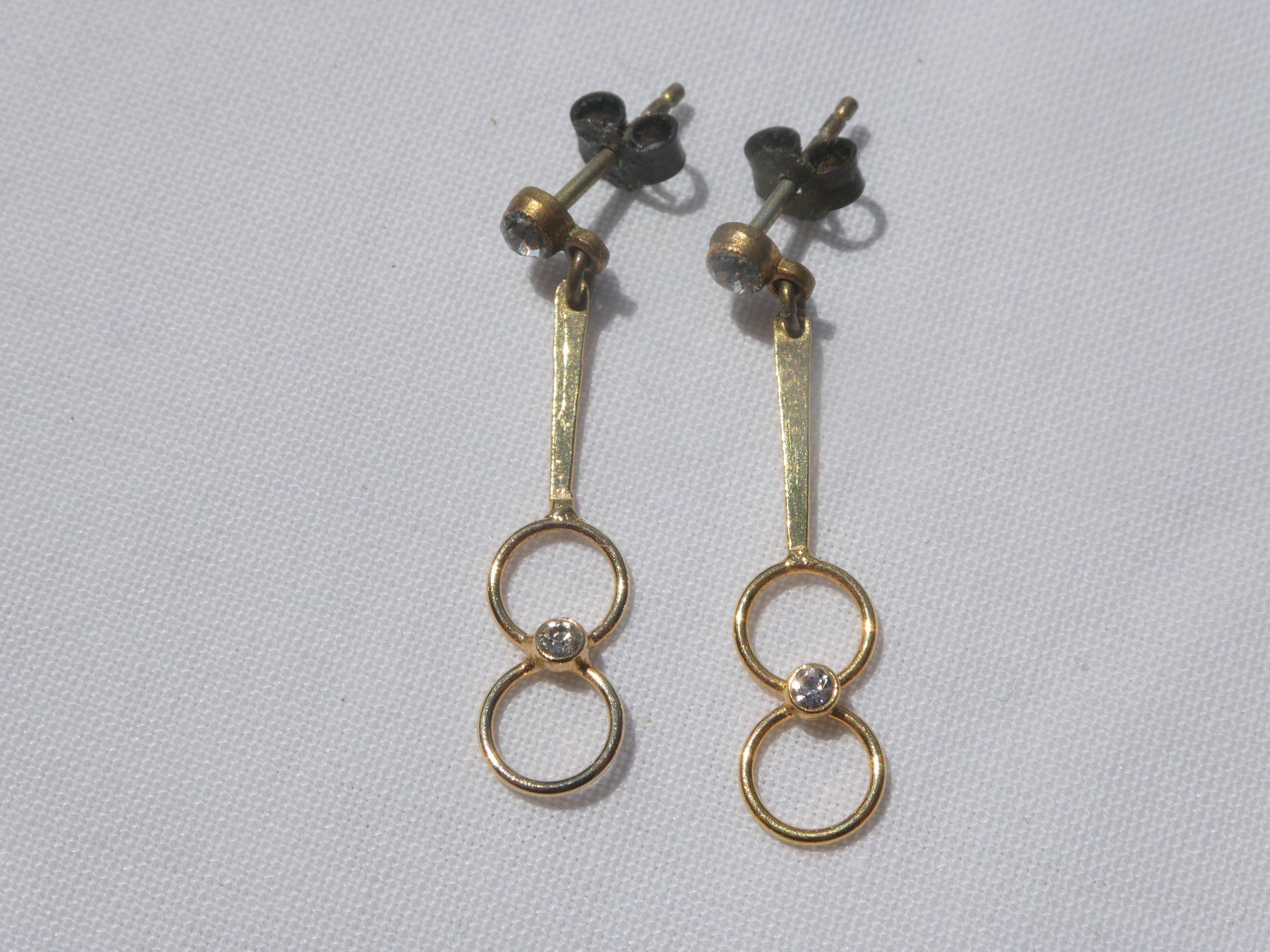 Orecchini pendenti & Orecchini a lobo: Zarte Vintage Ohrstecker, Modeschmuck – Usato da Gattikon venduto da kaandooh 2