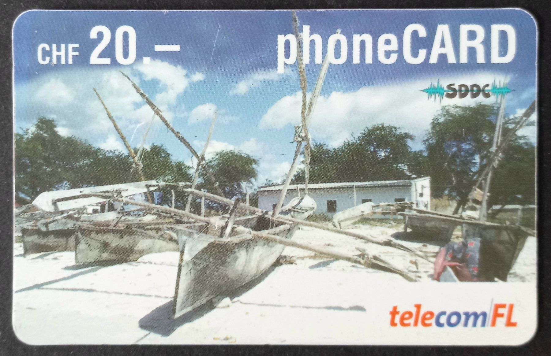 Schede telefoniche: Taxcard Phonecard - Katamaran - FL – Usato da Niederuzwil venduto da lubimaja