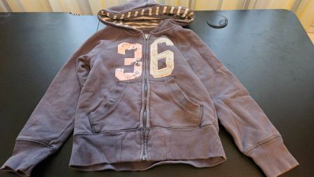 H&M LOGG Kinder-Sweatjacke mit Reissverschluss, Gr. 134