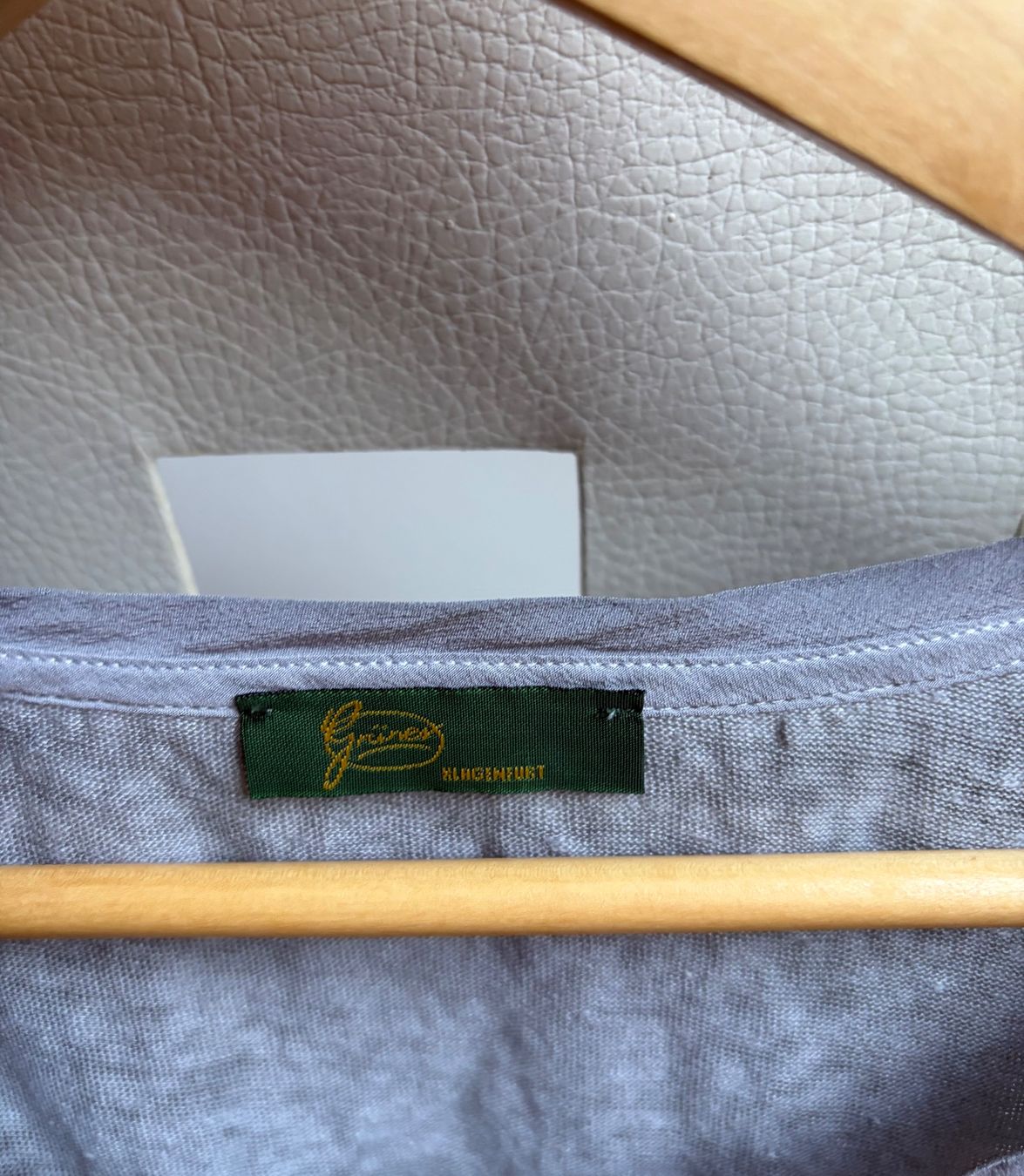 Blusen: Grüner Seide / Leinen Shirtbluse Gr.38 – Gebraucht aus Unterägeri von Jutka_04 1