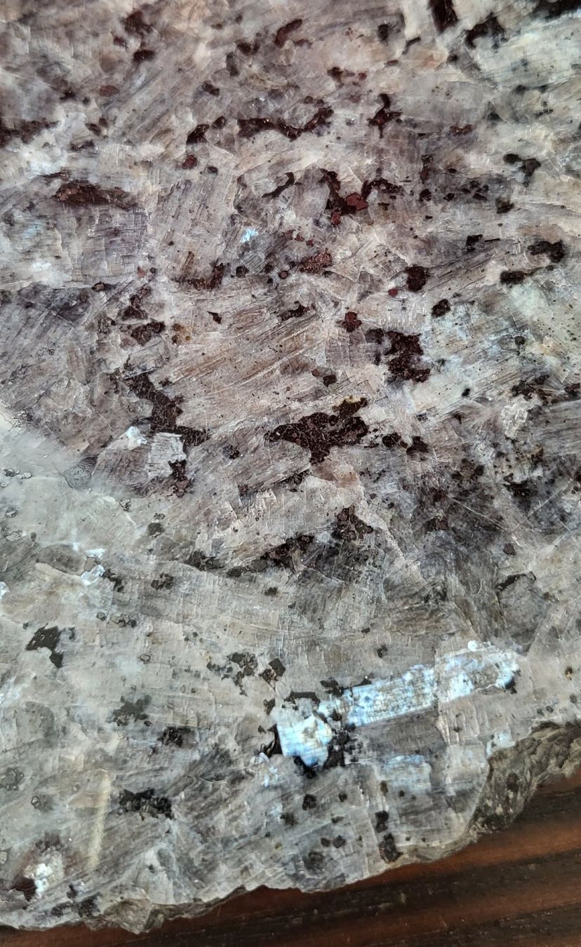 Steine & Dachziegeln: Granitplatte, Labrador bleu, ca. 2 kg – Gebraucht aus Adlikon b.Regensdf von YvZi 3