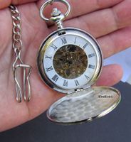 NEUE mechanische Taschenuhr mit Kette
