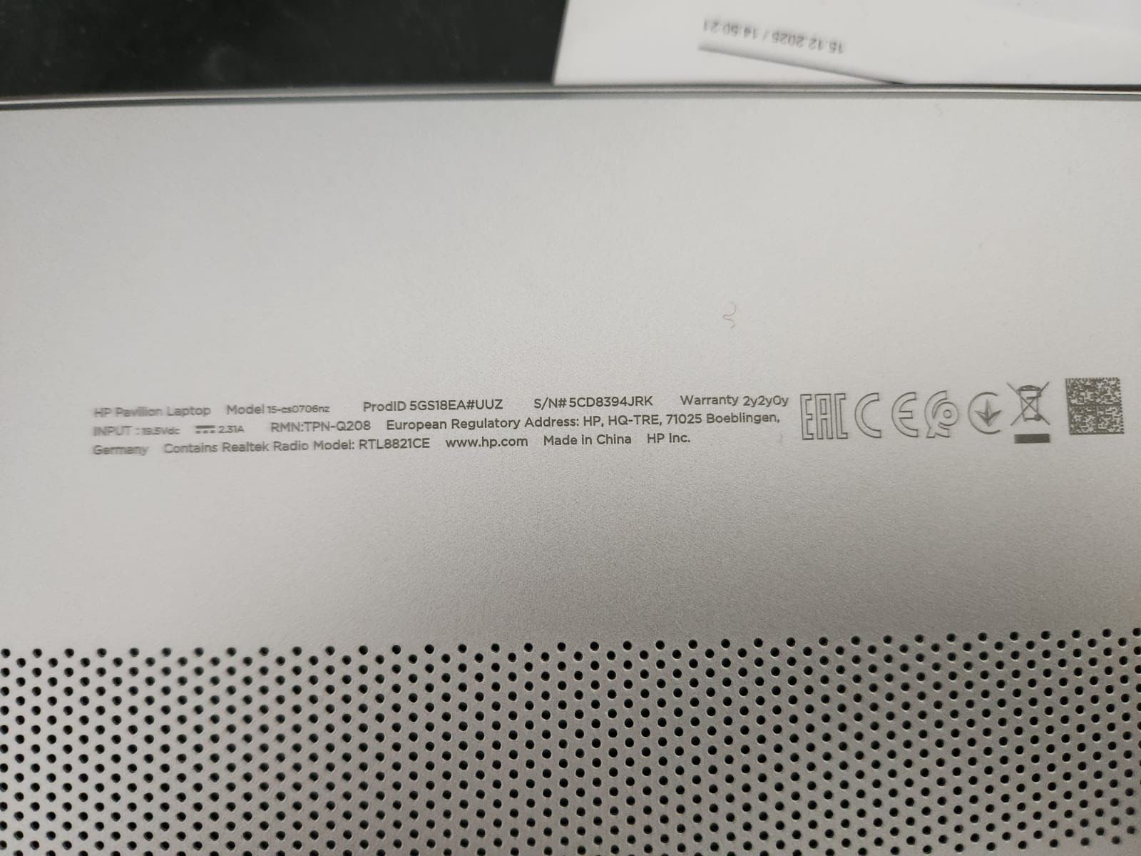 Hewlett Packard Notebooks: HP Pavilion 15, 8 GB RAM, 256 SSD, Windows 11 – Gebraucht aus Busswil BE von ritardo1 5
