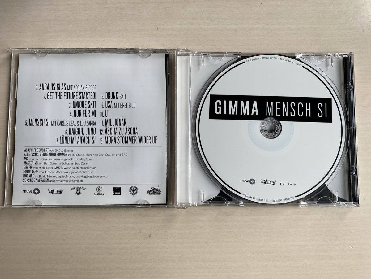 CD: Gimma - Mensch Si – Usato da Oberried Brienz venduto da Chyara 2