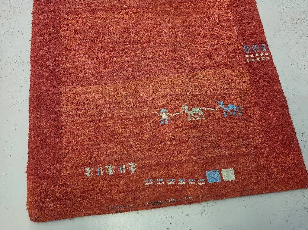 Tappeti: 90×160 Orientteppich Gabbeh Handgeknüft – Usato da Olten venduto da OrientDeko 1