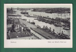 HAMBURG - Hafen von Wiezel's Hotel aus