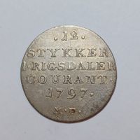 1/15 Speciedaler (1/12 Rigsdaler Courant) 1797 Dänemark