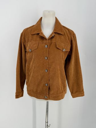 Cordjacke Gr. S in Caramel von Van Gull