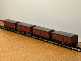 *e1347: 4 Güterwagen (Spur N)