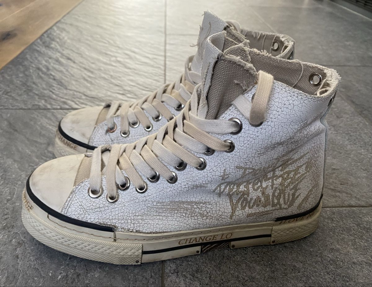 Scarpe da donna: Sneaker used-look von 'Rebecca White' – Usato da Zermatt venduto da michuti78