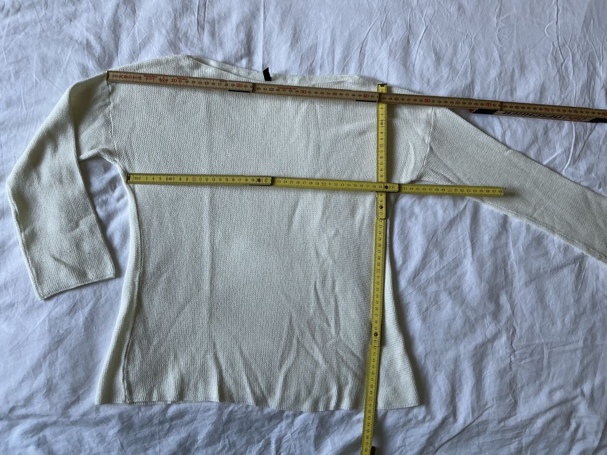 Benetton Maglioni & Felpe: Pull Benetton Blanc Cassé Taille S – Usato da Zürich venduto da Janakpur 2