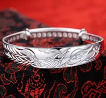 Phoenix Armband Versilbert