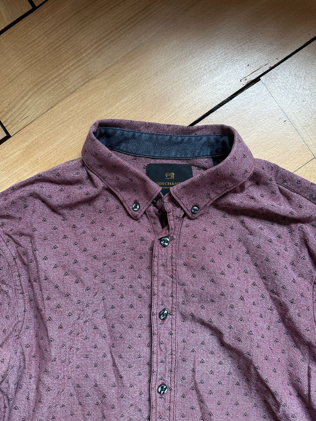 Maison Scotch Hemden: SCOTCH & SODA - Hemd bordeaux gemustert M – Gebraucht aus Zürich von Diazaio 1