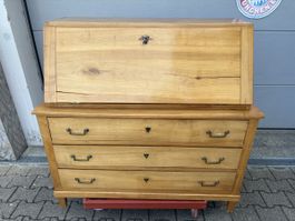 Sekretär Kommode Holz massiv mit Schubladen und von Schreibp