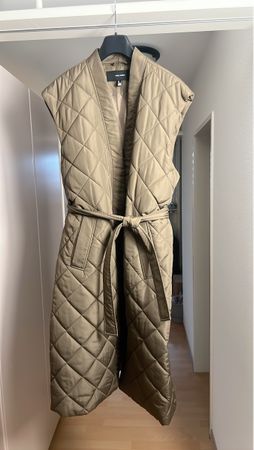 Vero Moda Steppweste lang beige neuwertiger Zustand