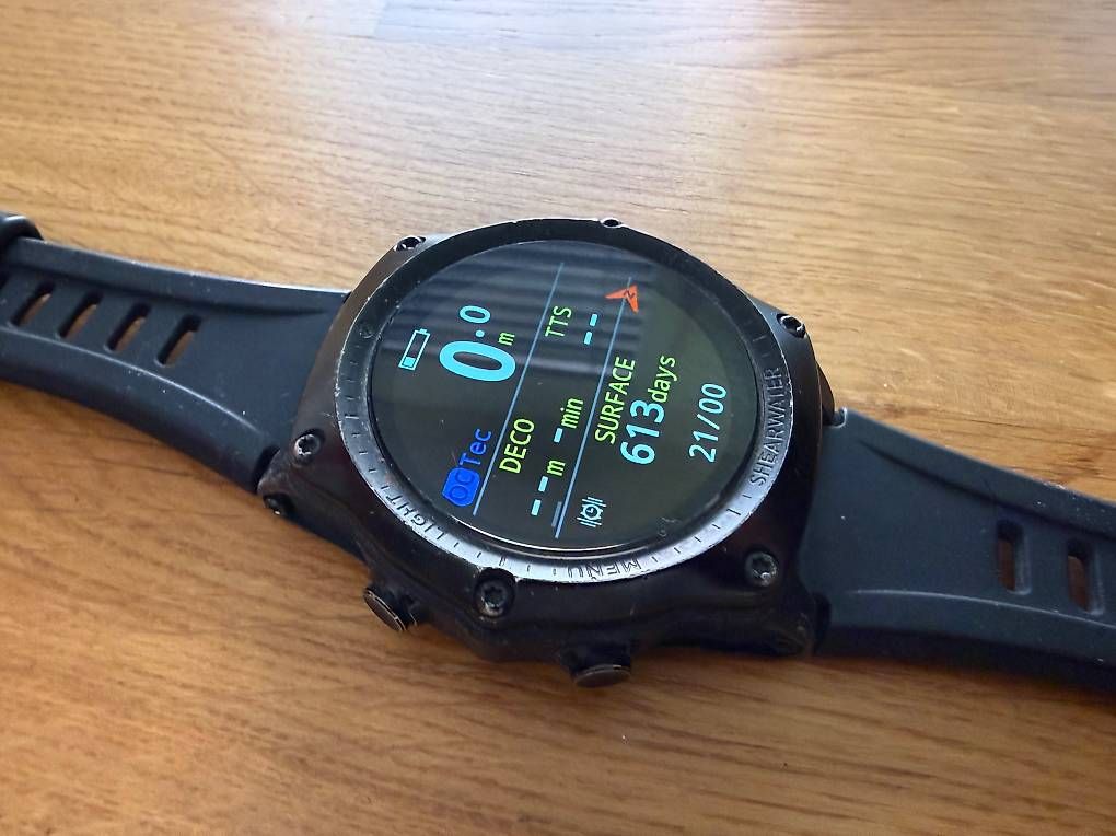 Smartwatch: Tauchcomputer Sherawater Teric – Usato da Düdingen venduto da ChrisSpareShelf 3