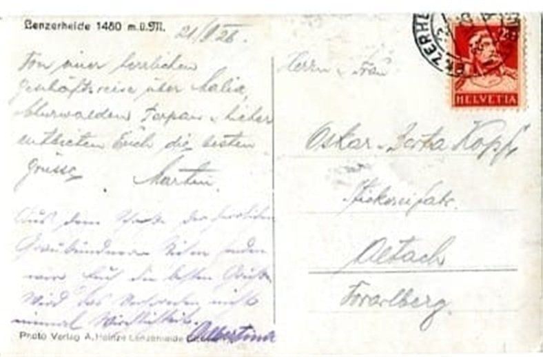 Cartoline postali: Lenzerheide – Usato da Ottikon b.Kemptth. venduto da Neptun1974 1