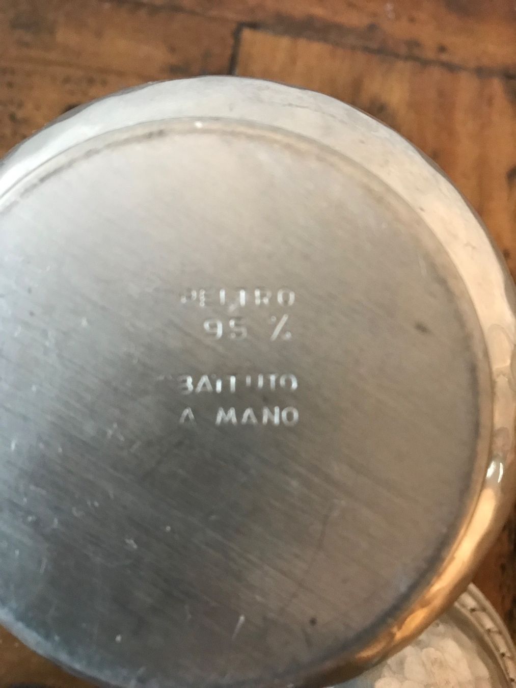 Tutte le decorazioni: Dose handgehämmert Aluminium – Usato da Rapperswil SG venduto da cosiba01 7