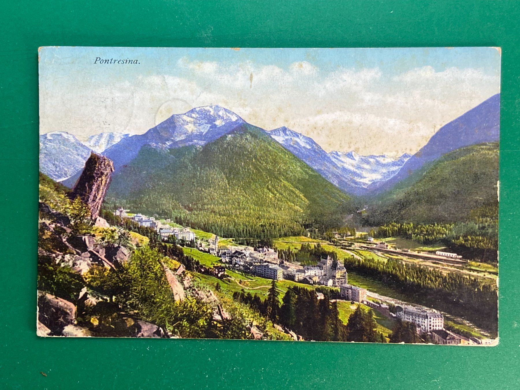 Cartoline postali: Pontresina – Usato da Steg VS venduto da danwer74