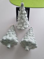 3 Stück Weihnachtsbaum Schmuck Glas / Tannenbaum