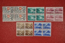 1952 PP56-60 Viererblock ET-Stempel