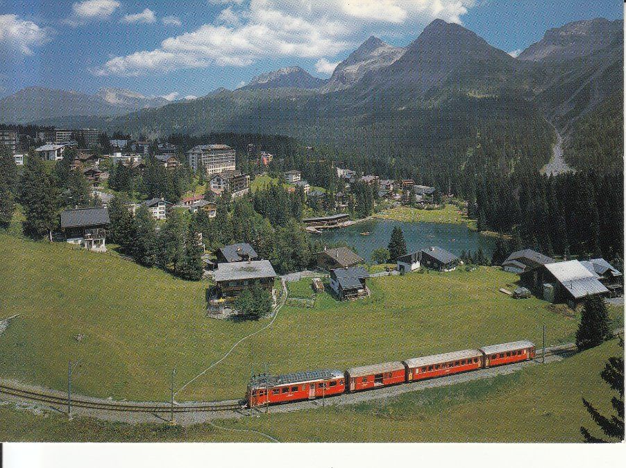 Ansichtskarten: Arosa 1992 – Gebraucht aus Bürglen TG von StampGraf