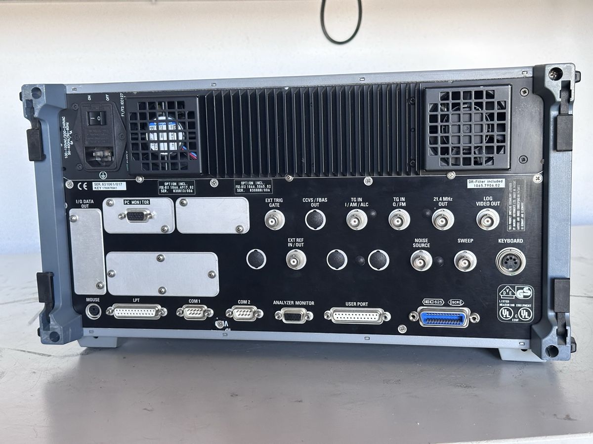 Mesurer: Rohde&Schwarz FSIQ26 High Performance Spectrum Analyzer – D'occasion à Nottwil par Hb9xxx 1