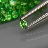 1.7 - 1.8 mm Natur Tsavorit Edelstein aus Tansania echt grün