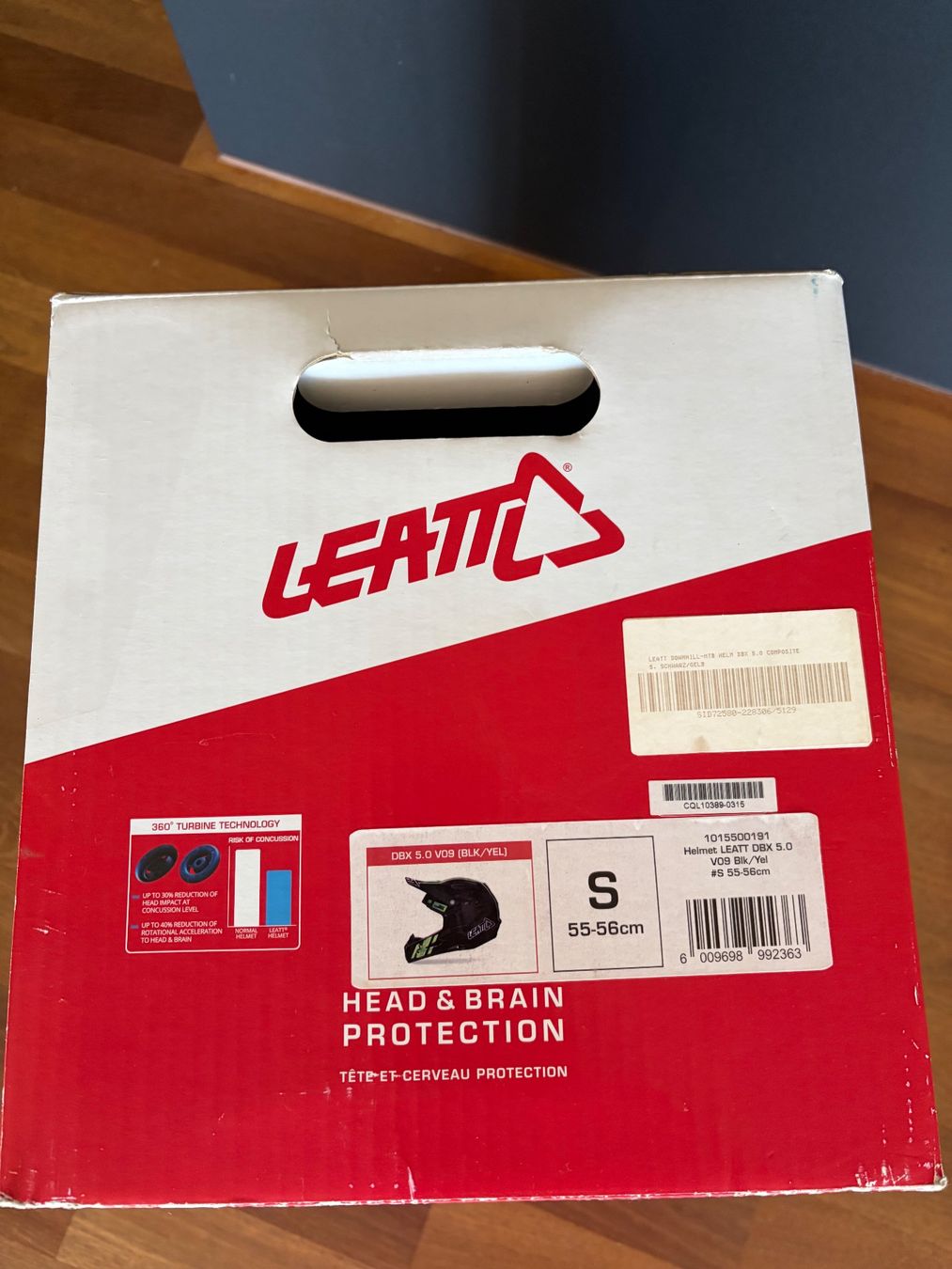 Leatt Caschi: LEATT DBX 5.0 V09 Full Face Helm – Usato da Schmerikon venduto da triathlon2010 4