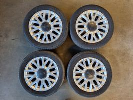 Fiat 500 Kompletträder 185/55 R15, Felgen guter Zustand