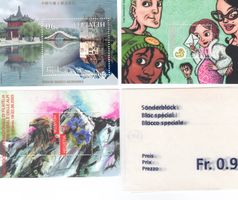 Lot 3 Sonderblocks/blocs spéciaux 960, 1087, 1092 **