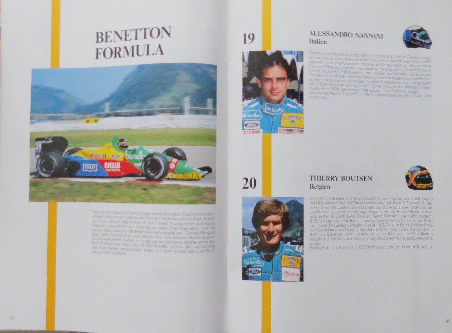 Dokumente: Programm Formel 1 in Hockenheim von 1988 inkl. Eintr.karte – Gebraucht aus Ettingen von campione_1 1