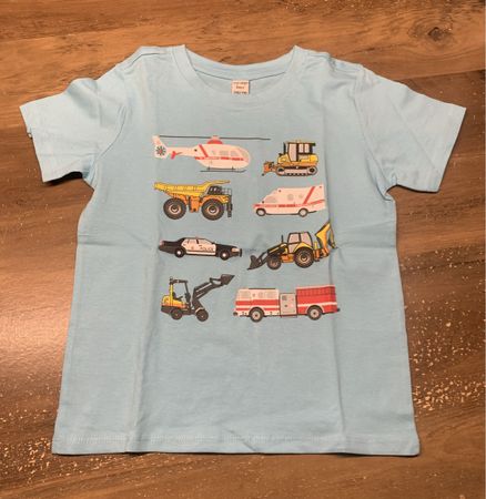 T-Shirt Fahrzeug Motive, Gr. 110/116