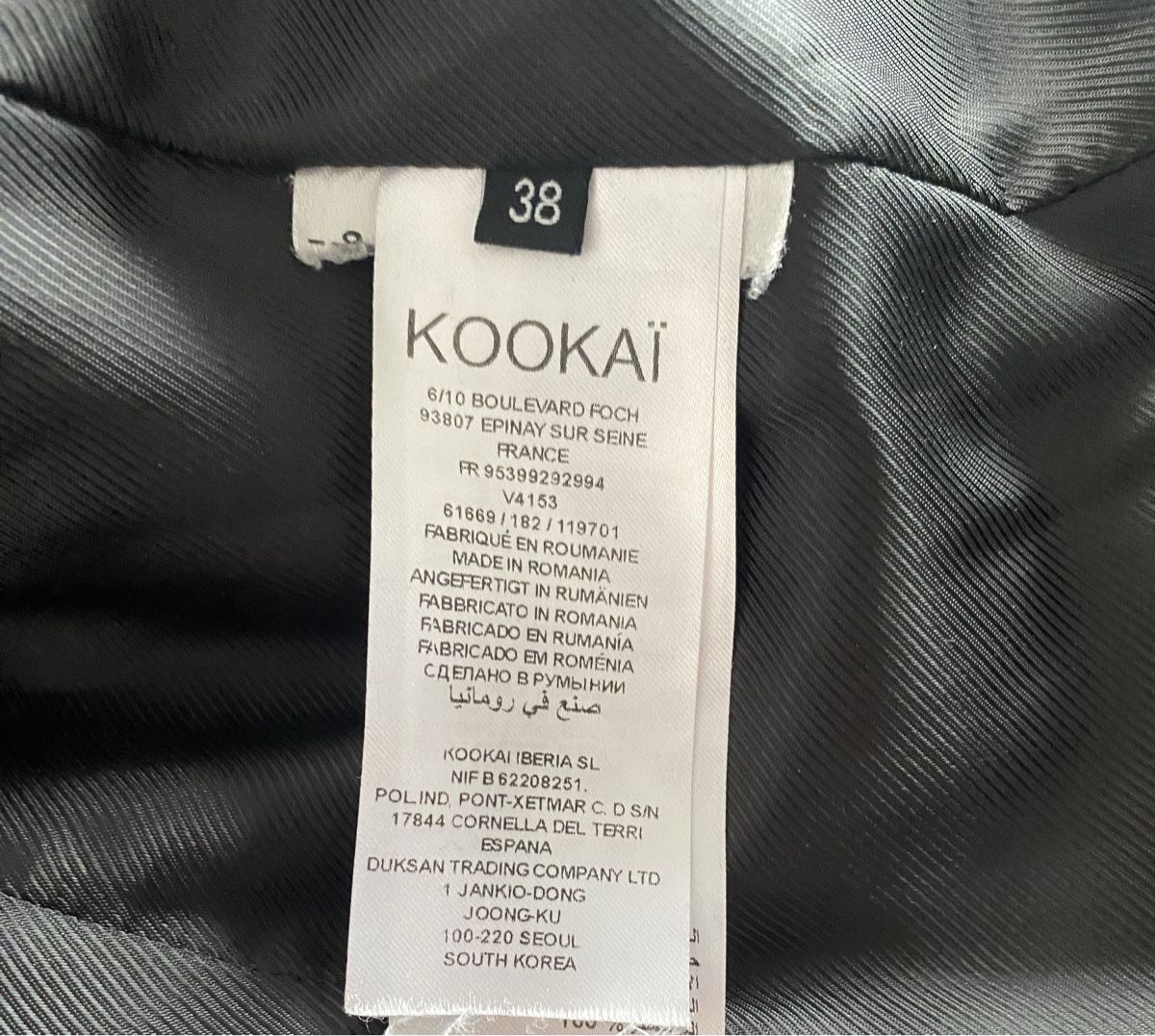 Kookai Giacche: Blazer pied de poule Kookaï – Usato da Lausanne venduto da Gabrie 5