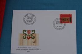 PTT, FDC, Pro Patria, Bundesfeiermarken, 26.5.1987