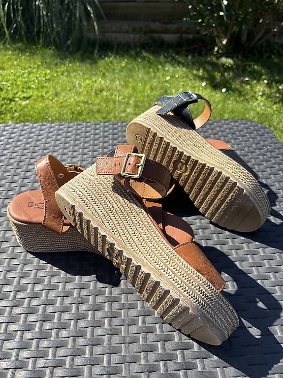Scarpe da donna: 2 paires sandales cuir 5Th Avenue 38 – Nuovo (secondo la descrizione) da Perroy venduto da barballalla 2