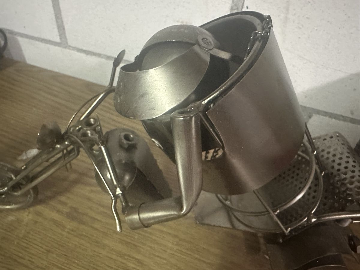 Tutte le decorazioni: Weinhalter Motorrad Metall ohne Wein – Usato da Krauchthal venduto da Kiddy32 3