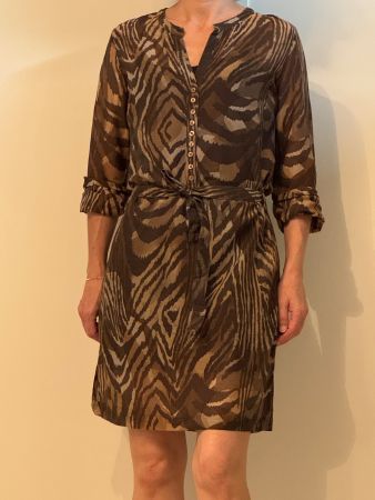 IKKS - Robe coton et soie avec fond de robe