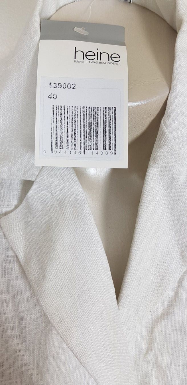 Heine Giacche: Blazer, Neu, Leinen, Heine, Gr. 38 40 – Nuovo e nell'imballaggio originale da Uster venduto da Astral 4