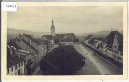 Bulle - Place de la Promenade & rue de Bouleyres