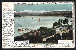 AK Bendlikon, Hotel Löwen am See, 1901