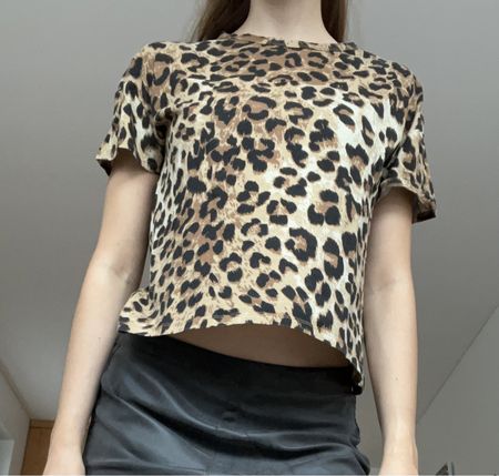 Zara Tshirt Gr. S (Leoprint)