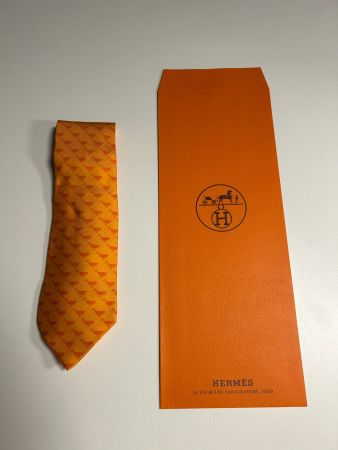 Hermès Enten Krawatte