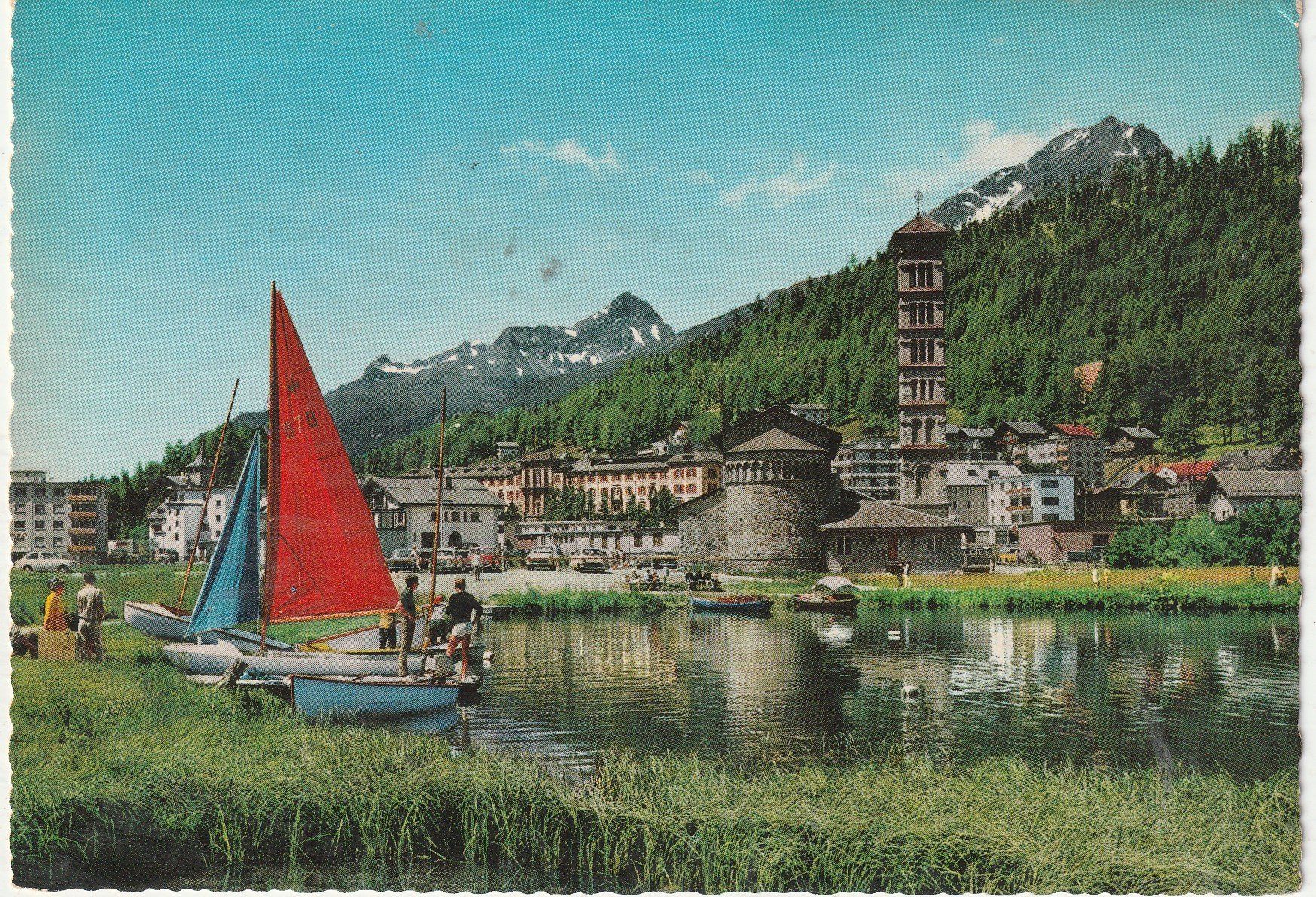 Cartoline postali: 10 Diverse Karten St. Moritz – Usato da Lumbrein venduto da made02 1