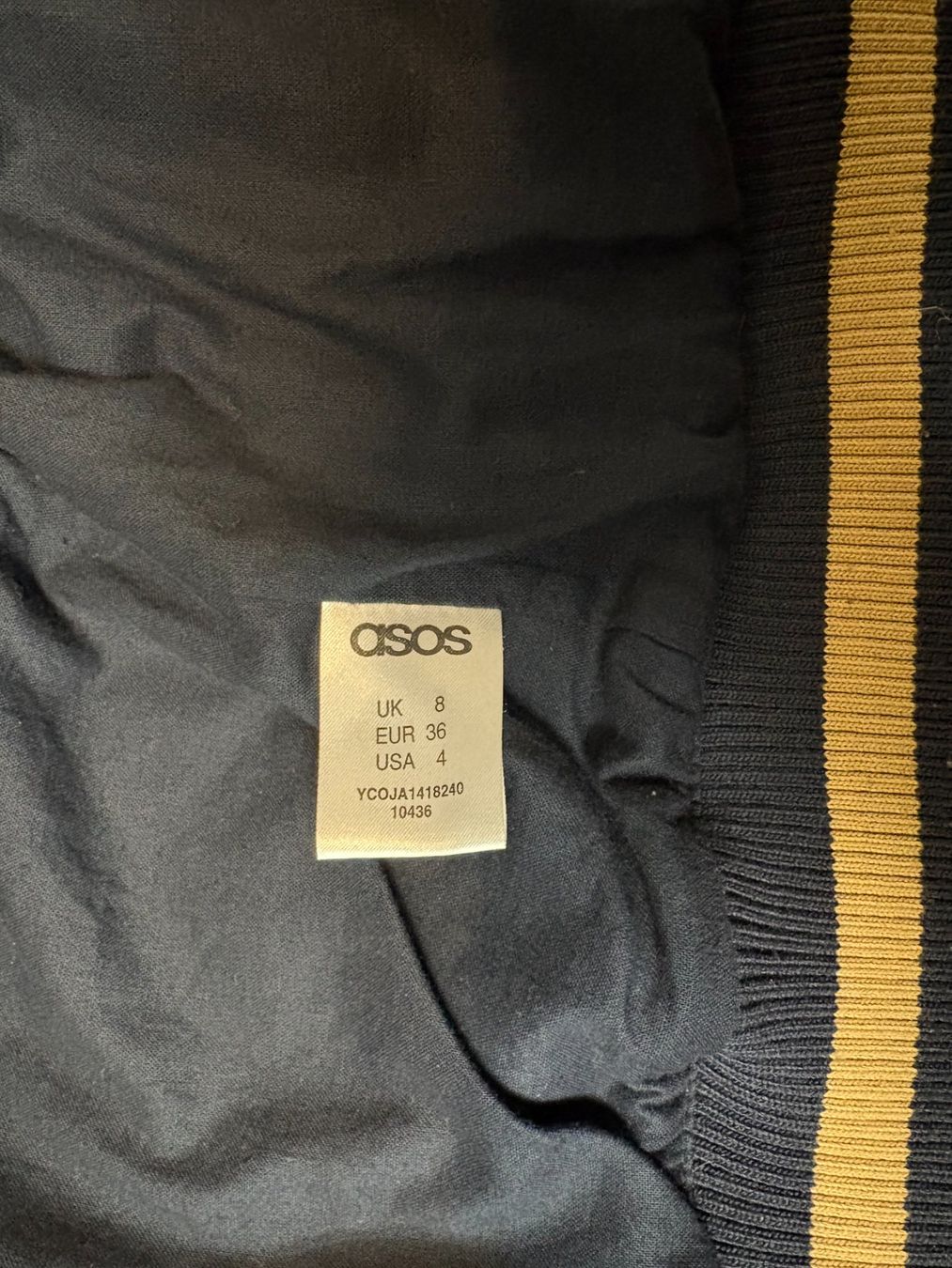 Asos Giacche: Collegjacke ASOS mit Lederärmel Gr. 36 – Usato da Willisau venduto da ani_gtk8 3