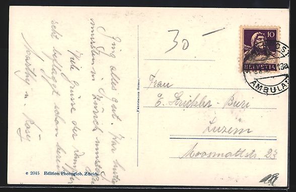 Cartoline postali: Romanshorn, Panorama mit Kirche und Damp – Usato da Berlin venduto da bartko-reher 1