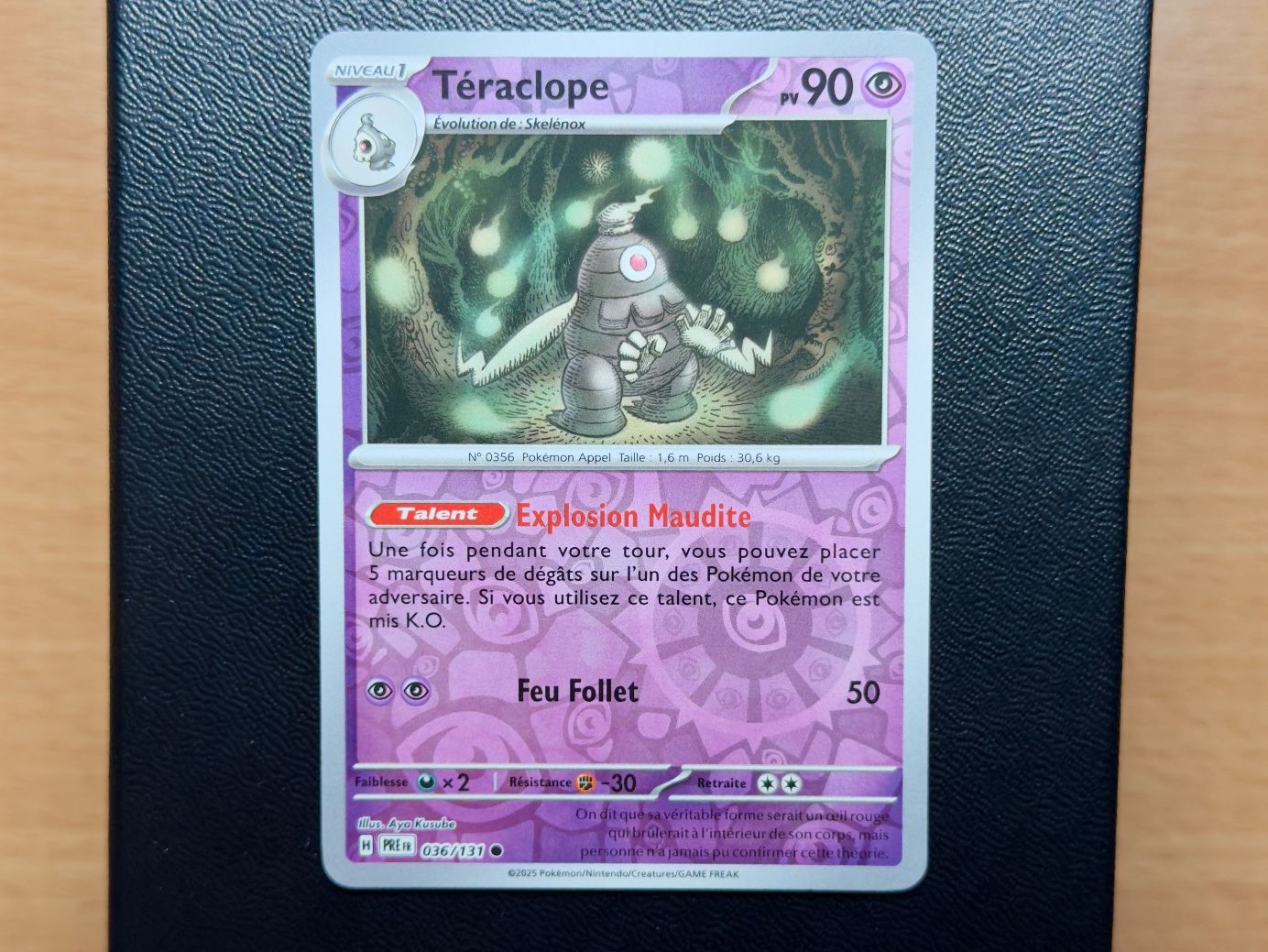 Pokémon Carte collezionabili: Téraclope REVERSE (036/131)- Évolutions Prismatiques PRE FR – Usato da Chézard-St-Martin venduto da Kro_Cards